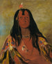 Hco-A-Hco-A-Hcotes-Min No horns on the head a brave - George Catlin — artwork view