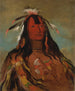 Leggings en peau de lapin Hee-Ohks-Te-Kin - George Catlin — artwork view