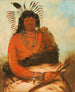 Hh-Nee The Beaver a Warrior - George Catlin — artwork view