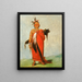 Hongskydee Grand Chef Smoke Son Painting - George Catlin — framed artwork on a wall