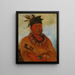Hwchekesgga Celui qui tue le chef de la tribu des Osages - George Catlin — framed artwork on a wall