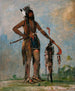 Kabshunk The one who travels everywhere a warrior - George Catlin — artwork view
