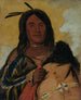 Kapskada Shell Man Un Oglala Brave - George Catlin — artwork view
