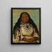 Kahbcka The Twin Woman of Bloody Hand - George Catlin — framed artwork on a wall