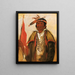 Kechnmqua Big Bear - George Catlin — framed artwork on a wall