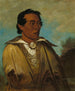 Keennekuk Painting, First Man, Tribe Leader - George Catlin — artwork view