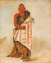 Kihgowawshshee Brave Chef Chef de la tribu - George Catlin — artwork view