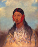 Female War Eagle Koonzayame - George Catlin — artwork view