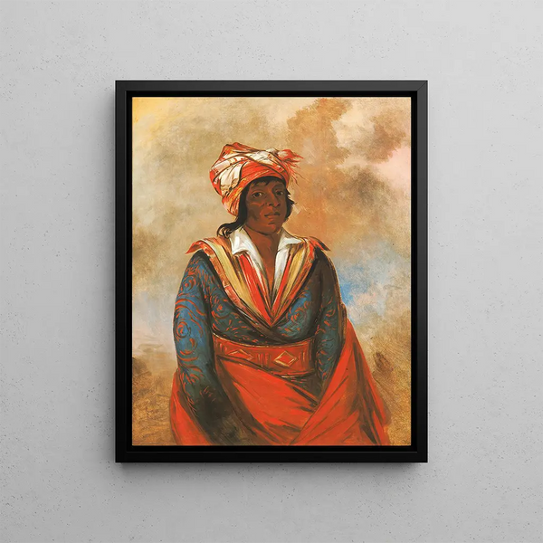 Ktteeotbbee Comment a-t-il tué un brave reconnu - George Catlin — framed artwork on a wall