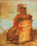 Laketoowirsha Little Chief, a Pawnee warrior from Tapage - George Catlin — artwork view