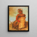 Laketoowirsha Little Chief, a Pawnee warrior from Tapage - George Catlin — framed artwork on a wall