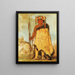 Lawerecooreshawwee, Republican war chief of Pawnee - George Catlin — framed artwork on a wall