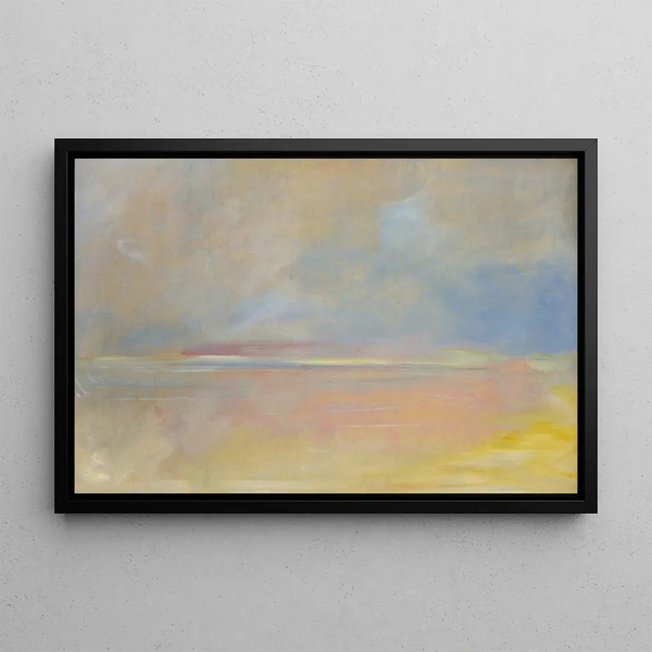 Landscape Background Painting 4 - George Catlin — framed artwork on a wall