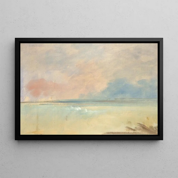 Landscape Background Painting 6 - George Catlin — framed artwork on a wall