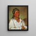 Layloahpeeisheekaw Herb Bush and Flower Semi-civilized - George Catlin — framed artwork on a wall