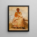 Lharetarrshe Illnatured Man un Skidi Wolf Pawnee - George Catlin — framed artwork on a wall