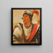 Lhshee the Licker called Creek Billy - George Catlin — framed artwork on a wall