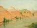Cliffs of beautiful clay, 1800 miles above St. Louis - George Catlin — artwork view