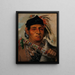 Mahkemee Teuv Grizzly Bear Chief of the tribe - George Catlin — framed artwork on a wall
