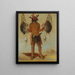 Mah-the-ha Old Bear, un guérisseur - George Catlin — framed artwork on a wall
