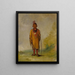 Me-su-wahk Deer's Hair Fils préféré de Kee-ok-k - George Catlin — framed artwork on a wall