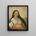 Mi-ne-kee-snk-te-ka Mink une belle fille - George Catlin — framed artwork on a wall