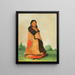 Mong-shng-sha Curved Willow - Grand Chief's Wife - George Catlin — framed artwork on a wall