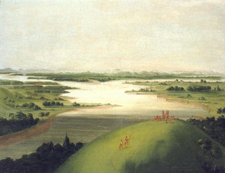 Mouth of the Platte River, 900 miles above Saint Louis - George Catlin — artwork view