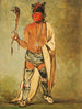 Naugh-high-hee-kaw Celui qui humidifie le bois - George Catlin — artwork view