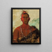 Nh-ses-kuk Whirling Thunder, eldest son of Black Hawk - George Catlin — framed artwork on a wall