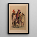 North American Indian Portfolio - George Catlin — framed artwork on a wall