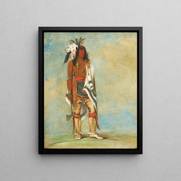 Nt-to-way un chef - George Catlin — framed artwork on a wall
