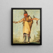 Nw-kw Wood, ancien chef de la tribu - George Catlin — framed artwork on a wall