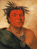 O-ho-ph-sha Small Whoop, a distinguished warrior - George Catlin — artwork view