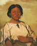 O-je-en-he A woman living in a bear's den - George Catlin — artwork view