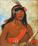 O-t-wah L'Ottaway, a warrior - George Catlin — artwork view
