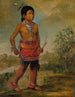 Osceola Nick-a-no-chee un garçon - George Catlin — artwork view