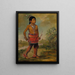 Osceola Nick-a-no-chee un garçon - George Catlin — framed artwork on a wall