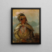 Pah-mee-cw-ee-tah L'homme qui traque un chef - George Catlin — framed artwork on a wall