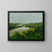 River Cliffs, 1320 miles above St. Louis - George Catlin — framed artwork on a wall
