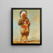 Rw-No-Way-Wh-Krah Loose Pipestem un Brave - George Catlin — framed artwork on a wall