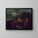 Sioux scalp dance - George Catlin — framed artwork on a wall