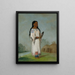 Seet-S-Be-A Midday Sun une jolie fille - George Catlin — framed artwork on a wall