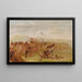 Auto-torture painting in a Sioux religious ceremony - George Catlin — framed artwork on a wall