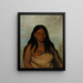 Sh-De-Ah Wild Sage, a Wichita woman - George Catlin — framed artwork on a wall