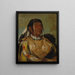 Sha-C-Pay, the Six Chief of the Plains Ojibwe - George Catlin — framed artwork on a wall