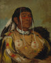 Shacpay, the Six Chief of the Plains Ojibwe (Case conflict) - George Catlin — artwork view