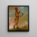 Shin-Ga-Ws-Sa Bel Oiseau - George Catlin — framed artwork on a wall