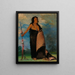 Shoo-De-G-Cha The tribe chief of the smoke signals - George Catlin — framed artwork on a wall