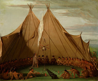 Sioux Dog Feast - George Catlin — artwork view